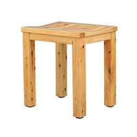 Shower/Bath Stools Wooden Shower Seat Stool Wood Change Shoes Stool for Elderly/Disabled Anti-Slip Mats Heavy Duty Shower Seat Stool for Shower/Bathroom Max. 250kg(2 Sizes) (Size : 423445cm)