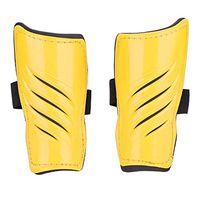VGEBY 1Pair Football Shinguards, Children Sports Soccer Shin Guards Child Calf Protective Gear(Yellow)