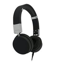 Travelnect TRVNCT220 Noise Isolating Premium Travel Headphones for Apple/iPhone, Samsung Galaxy, iPad and Tablets for Music, Movies and Games, Black/Silver