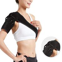 WANG Adjustable Shoulder Brace for Rotator Cuff Injury Dislocated Injury Prevention Therapy and Pain Relief Fits Left Or Right Shoulder