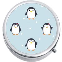 Penguin Pattern Classic Medical Pill Box Medicine Pill Box