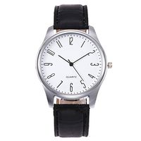 Fxbar, Mens Simple Business Fashion Analog Wrist Watch Quartz Bracelet Watches Dress Watch(A)