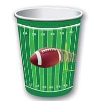 Forum Novelties Football 9oz Paper Cups (8)