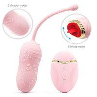 Cute Design Tongue Clítoris Sucking Víbrǎtǒrs for Women Oral Nipple Stimulátor Sucker Licking G-Spōtt Víbrǎtǒr Toys for Woman Silicone Toy