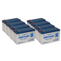 Power Sonic Replacement for GP1272 F2 GP 1272 Battery 12V 28W 7.2AH - 8 Pack