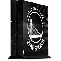 Skinit Decal Gaming Skin for PS4 Console - Officially Licensed NBA Golden State Warriors Black Animal Print Design