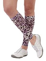 A.M.P.S. 35301 Unisex Printed Calf Compression Sleeve Purple Cheetah 2XL
