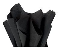 Bulk Black Tissue Paper 20" x 30" - 48 XL Sheets