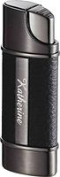 Personalized Visol Piccolo Leather & Gunmetal Torch Flame Lighter with Free Laser Engraving