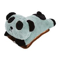 Panda Heat Hot Water Bottle Electric Rechargeable Heating Pads Portable Heat Warming Bag Winter Hand Warmer Pocket Safe Explosion-Proof Zippered Bag Detachable Velvet Cover Pain Relief Hot Water Sack