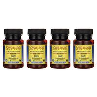 Swanson Folate (5-Methyltetrahydrofolic Acid) 400 mcg 30 Veg Capsules (4 Pack)
