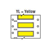 Brady PSHT-094-175-YL High Temperature PermaSleeve Wire Marking Sleeves, 0.182" Height, 1.765" Width, Polyvinylidene Fluoride (B-345) Yellow (Roll of 100)