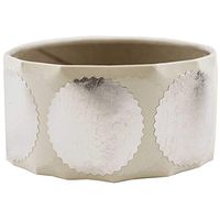 JAM PAPER Circle Label Wafer Seals with Serrated Edges - 1.5 Inch Diameter - Silver - 100 Round Labels/Pack