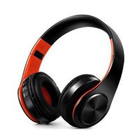 Wireless Headphones, Wediamond E1 Bluetooth Headset Stereo Foldable Sport Earphone Microphone headset Handfree MP3 player (Red)