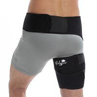 Groin Wrap, Adjustable Support for Hip, Groin, Hamstring, Thigh, and Sciatic Nerve Pain Relief