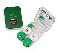 Green Cactus Contact Lens Case Box Holder Contacts Lens Container Travel Kit - 02