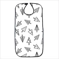 Fushida Adult Bib for Men, Waterproof PVC Layer and Printing Cotton Material, Mealtime Clothing Protector, Adult Bibs for Dinner Table 1910YLL0059Y22