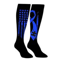 SHNeiy Funny Autism Awareness Flag Women's 3D Pattern Long Stocking Baseball Sports Crew Tube Socks