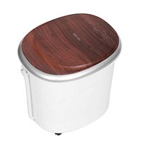 Foot Baths Automatic Massage Foot Bath Footbath foaming Basin Home Timing Remote Control Thermostatic Foot Massager Foot Baths & Spas (Color : Wood Grain, Size : 514657cm)