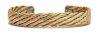 BillyTheTree Jewelry Life's Tapestry - Sergio Lub Copper Magnetic Therapy Bracelet - Made in USA! (lub783)| Size| Large - 7 to 8 inches