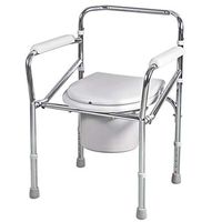 ZBYXZIGJ Folding Commode Chair and Toilet Surround Lightweight, Sturdy, Simple, Bathroom Support for Elderly Seniors, Disabled, Handicapped