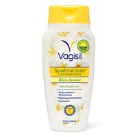 Vagisil Scentsitive Scents Daily Intimate Feminine Vaginal Wash, White Jasmine, 12 Fluid Ounce