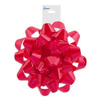 Berwick Offray 6'' Diameter Large Christmas Bow, Red Lacquer