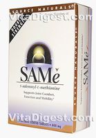 Source Natural SAM-e, Supports Joint Comfort, Function and Mobility, 30 Tablets, 400mg