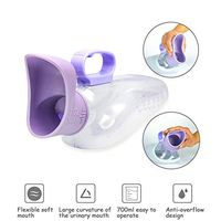 VOCA Urinals for Women Urine Container 24oz/700mL Spill Proof Urinary Chamb Female Portable Pee Bottles Easy to Clean