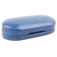 LALANG Multifunction Double-Interlayer with Mirror Contact Lens Box Glasses Case(blue)