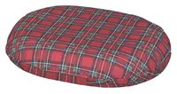 DMI 14-inch Molded Foam Ring Donut Seat Cushion Pillow for Hemorrhoids, Back Pain, Plaid