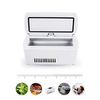 Pevor Portable Insulin Cooler Case Keeping Mini Insulin Cooler Car Refrigerator Keeps Diabetes Medication Cool and Insulated (Built-in One Battery)