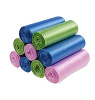 Cand 7 Gallon Medium Garbage Bags, 9 Rolls Colorful Trash Bags(180 Counts)