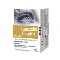 STARAZOLIN Complete Moisturizing Eye Drops, 10 ml - for Dry, Irritated, Tired Eyes