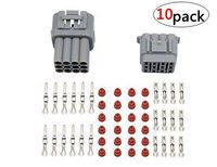 WMYCONGCONG Waterproof Electrical Wire Cable 12 Pin Way Connector Plug (10 Kit)