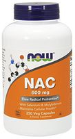 Now Foods - Nac-Acetyl Cysteine 600 milligram 250 Veggie Capsules