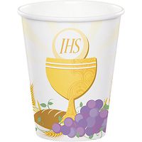 Creative Converting 370470 96 Count 9 oz Hot/Cold Paper Cups, RISE ABOVE