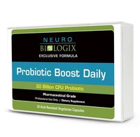 Neuro biologix Probiotic Boost Daily Digestion Supplement (30 Acid-Resistant Vegetable Capsules)