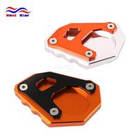 Frames & Fittings Motorcycle Parts Foot Side Stand Extension Pad Support Plate for KTM Adventure 1050 1090 Super Adventure/R 1190 1290 15-17 2017 - (Color: Orange)