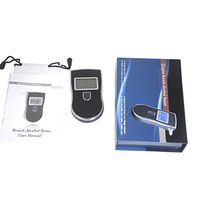 Kongqiabona High Precision Alcohol Tester LCD Display Screen Detachable Mouth Piece Digital Breath Alcohol Detector Audible Alert