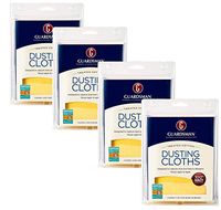 Guardsman Wood Furniture Dusting Cloths - 5 Pre-Treated Cloth - Captures 2X The Dust of a Regular Cloth, Specially Treated, No Sprays or Odors - 462700, Pack of 4