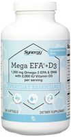 Vitacost Mega EFA-D3 Omega-3 EPA & DHA - 2,126 mg per Serving - 240 Softgels