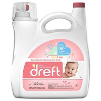 Dreft Ultra Concentrated Liquid Laundry Detergent (110 loads, 150 fl oz)