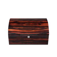 ZQZ Cigar Box - Cigar Box Cigar humidor Mellow Cedar Wood Large Capacity Piano Paint Cigarette case (#) (Color : A)