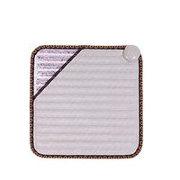 PHYMAT Far Infrared Amethyst Heating Pad - Natural Amethyst Mat - FIR Heating Pad - Smart Timer Temperature Control - 18"x18"