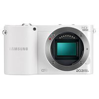 Samsung NX1000 20.3 Megapixel Mirrorless Camera (Body with Lens Kit) - 20 mm - 50 mm - White