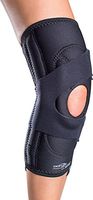 DonJoy Lateral J Patella Knee Support Brace with Hinge: Neoprene, Right Leg, Medium