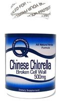 Chinese Chlorella (Broken Cell Wall) 500mg 100 Capsules ^GLS