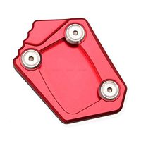 Frames & Fittings Kickstand Foot Side Stand Extension Pad Support Plate for CBR 250 300 500 600 650 R F CBR600RR 250R 300R 500R 600F 250F 650F - (Color: Red)