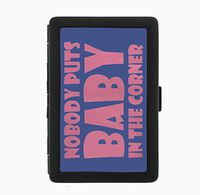 Nobody Puts Baby in the Corner 80's Movie Black Cigarette Case Holder Wallet RFID-blocking